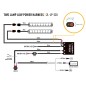 Wiring kit - Lazer - 2 lamps - Extra long - Incl. switch - 2 pins - Superseal - 12V
