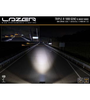 Lazer Triple-R 1000 Gen2 Vit med blixt - 00R8-BCN-W