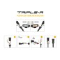 Grille kit - Lazer - Triple-R 750 - Set - RAM - 1500 - 2013-2019