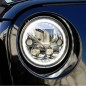 Headlight - VisionX - Vortex - 7" - 17.7cm - Chrome - stainless steel/chrome - Black - Driving - Set Headlight - VisionX - Vortex - 7" - 17.7cm - Chrome - stainless steel/chrome - Black - Driving - Set