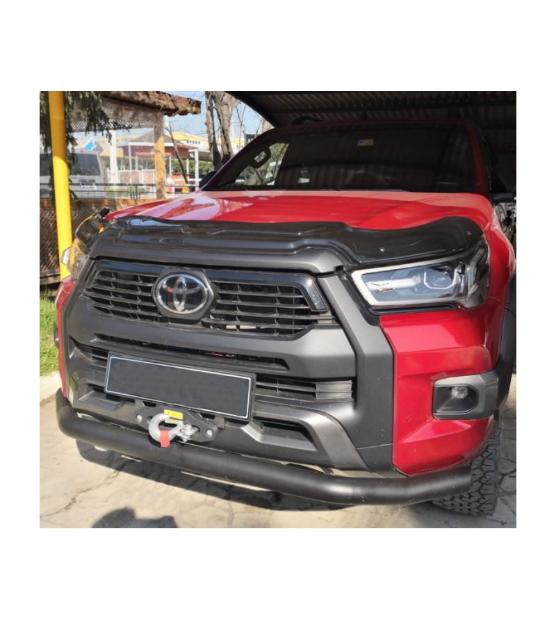 TOYOTA HILUX 21+ Stone Guard Black - 7025202FD - Lights and Styling