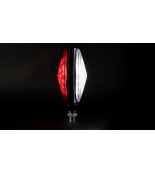 Spansk lampa (Pablo) dubbelsidig (vit & röd) - 800159