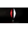 Spaanse lamp (Pablo) dubbelzijdig (wit & rood) - 800159