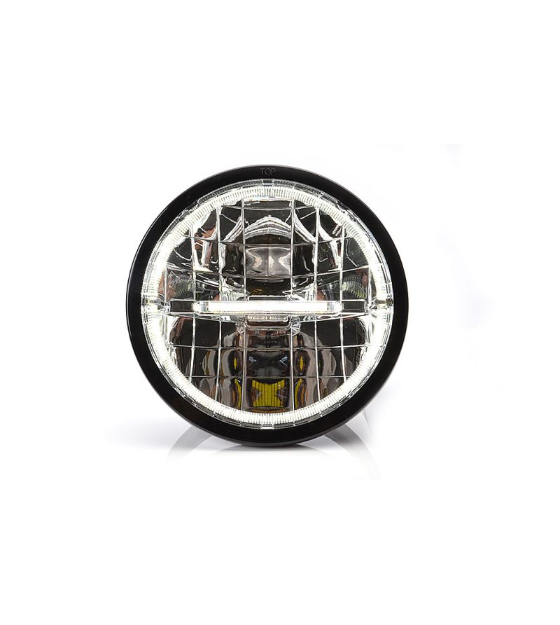 Fernscheinwerfer - WAS - W116 - 9.1" - 23cm - Linie + Ring - Positionslicht Weiß - Driving Fernscheinwerfer - WAS - W116 - 9.1" - 23cm - Linie + Ring - Positionslicht Weiß - Driving