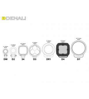 DENALI D4 LED Additional Lighting 10W - By Pair - DNL.D4.1000 - Lights and Styling