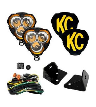 Jeep JK KC FLEX ERA® 3 - 2-LIGHT SYSTEM - 40W COMBO BEAM - 97127