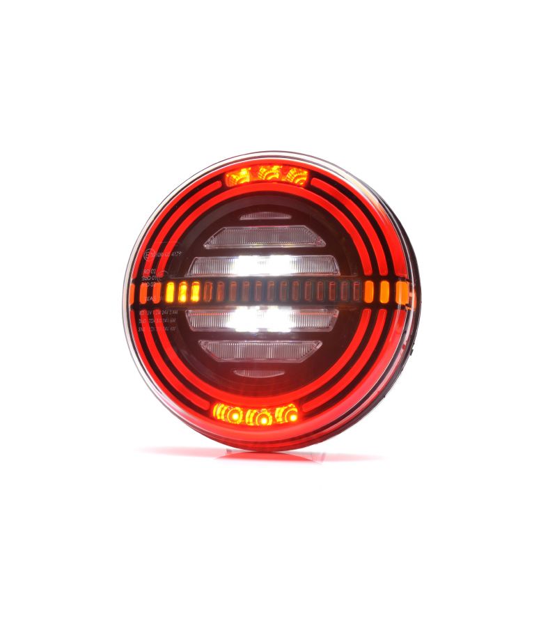 Bakljus - WAS - W193 DD - Höger - 5.6" - 14.2cm - LED - Dynamiskt blinkljus - Bak - Broms - Blink - Back - Dim - 12V-24V Bakljus - WAS - W193 DD - Höger - 5.6" - 14.2cm - LED - Dynamiskt blinkljus - Bak - Broms - Blink - Back - Dim - 12V-24V