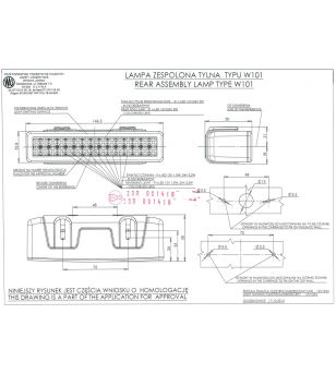 WAS W101 Bakljus - Dim & backljus - 750 - Lights and Styling