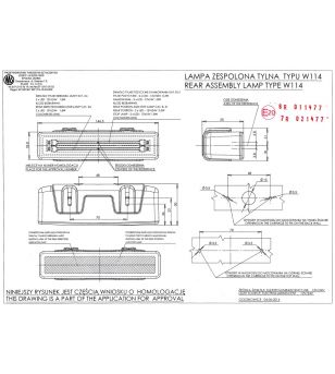 WAS w114  achterlicht | Multifunctioneel   | 823 