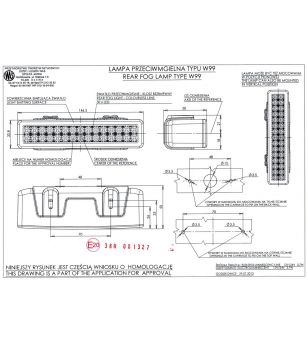 WAS W099 Rear light - Fog light - 748 - Lights and Styling