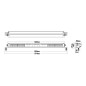 LED Lightbar - Ledson - Phoenix - 20.6" - 52.2cm - Smoke - Positionslicht Weiß/Amber - 1 Blinkmuster - Driving Spot Combo LED Lightbar - Ledson - Phoenix - 20.6" - 52.2cm - Smoke - Positionslicht Weiß/Amber - 1 Blinkmuster - Driving Spot Combo