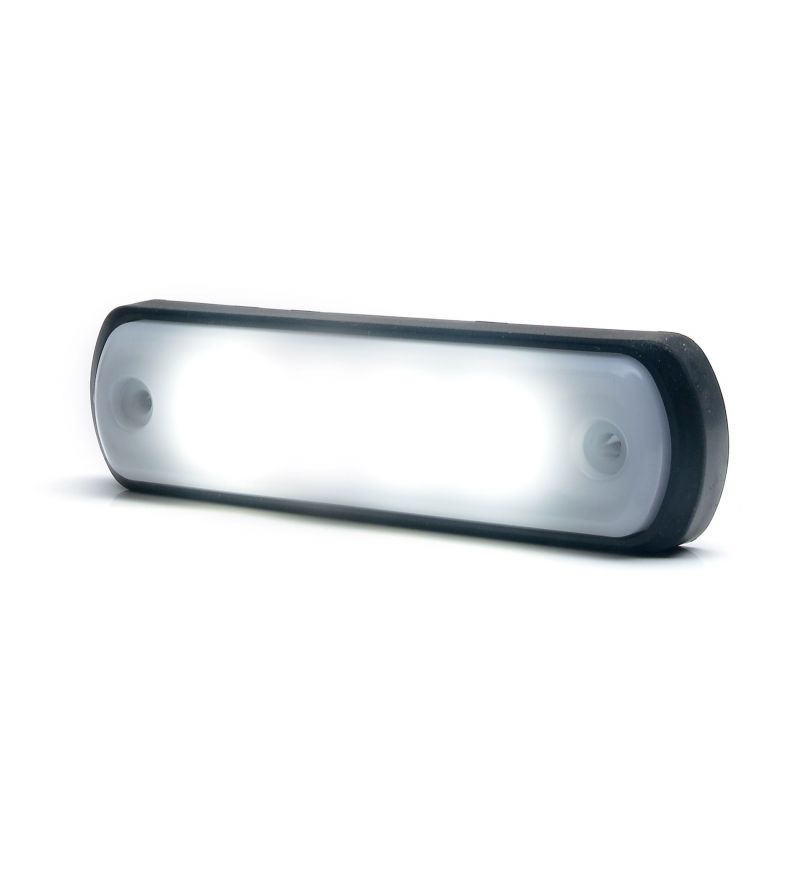 Markeringsljus - WAS - W189 N - Neon - 4.3" - 11cm - Mjölkvit - Vit - 12V-24V 