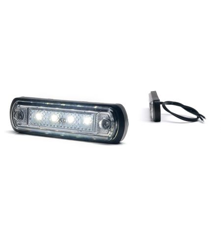 Markeringslicht - WAS - W189 - 4.3" - 11cm - Helder - Wit - 12V-24V