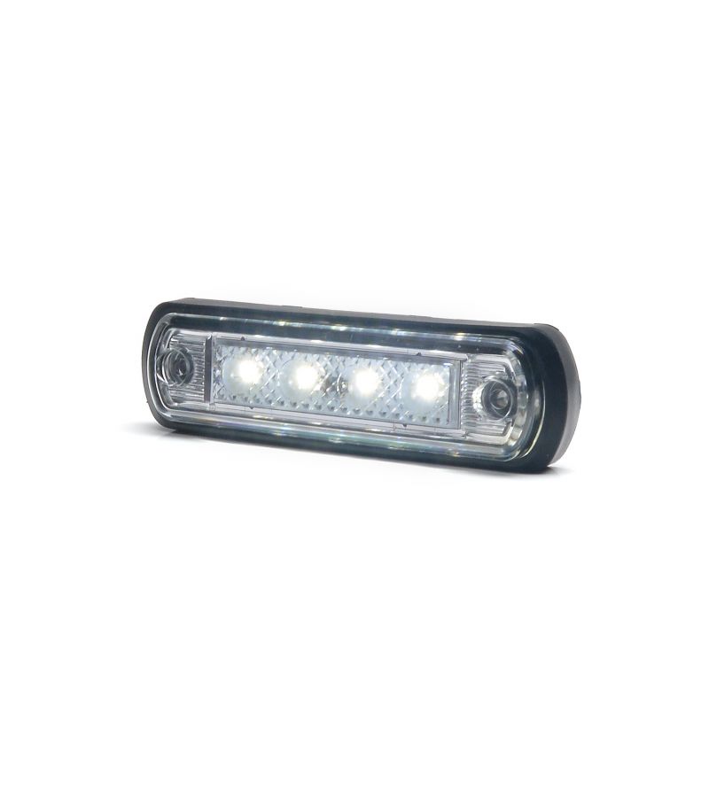 Begrenzungsleuchte - WAS - W189 - 4.3" - 11cm - Klar - Weiß - 12V-24V Begrenzungsleuchte - WAS - W189 - 4.3" - 11cm - Klar - Weiß - 12V-24V