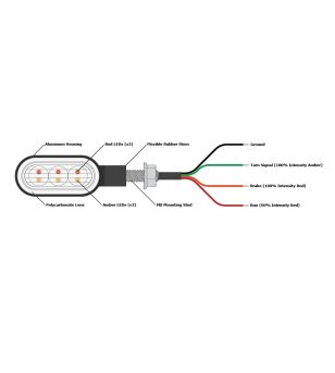 DENALI T3 Switchback M8 LED-Blinker – hinten - DNL.T3.10100 - Lights and Styling