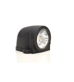 Markeringsljus - WAS - W25 STAR - 6cm - LED - Klar - Vit - 12V-24V