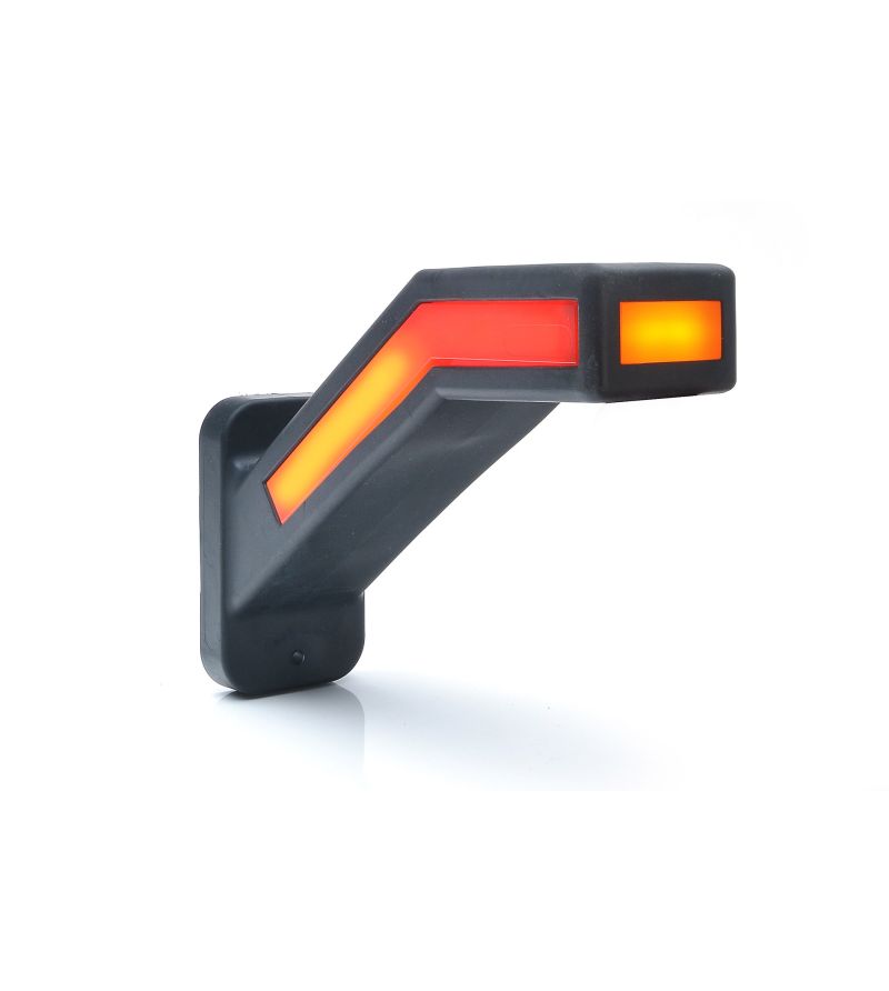 Side marker light - WAS - W168 6D Neon - Right - 7.3" - 18.5cm - LED - Dynamic indicator - White/Amber/Red - 12V-24V Side marker light - WAS - W168 6D Neon - Right - 7.3" - 18.5cm - LED - Dynamic indicator - White/Amber/Red - 12V-24V