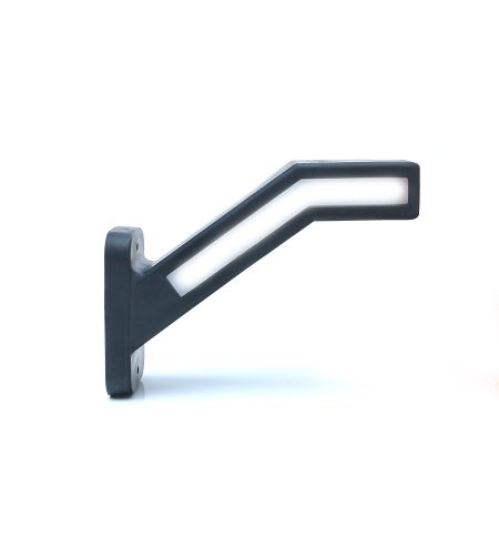 Gummiarm - WAS - W168 6D Neon - Vänster - 7.3" - 18.5cm - LED - Dynamiskt blinkljus - Vit/Bärnsten/Röd - 12V-24V - 