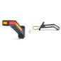 Breedtelamp - WAS - W168 6D Neon - Links - 7.3" - 18.5cm - LED - Dynamisch knipperlicht - Wit/Amber/Rood - 12V-24V Breedtelamp - WAS - W168 6D Neon - Links - 7.3" - 18.5cm - LED - Dynamisch knipperlicht - Wit/Amber/Rood - 12V-24V