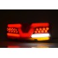Tail light - WAS - W171 DD - Left - 13.8" - 35cm - LED - Dynamic indicator - Tail - Brake - Ind - Rev - Fog - 12V-24V