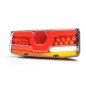 Tail light - WAS - W171 DD - Left - 13.8" - 35cm - LED - Dynamic indicator - Tail - Brake - Ind - Rev - Fog - 12V-24V