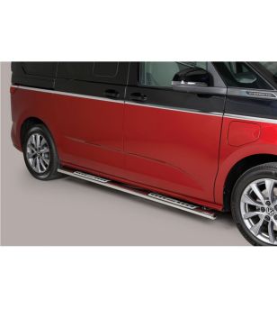 Volkswagen Transporter T7 Multivan 2022- Design Side Protection Oval SWB - DSP/497/SWB - Sidebar / Sidestep - Verstralershop