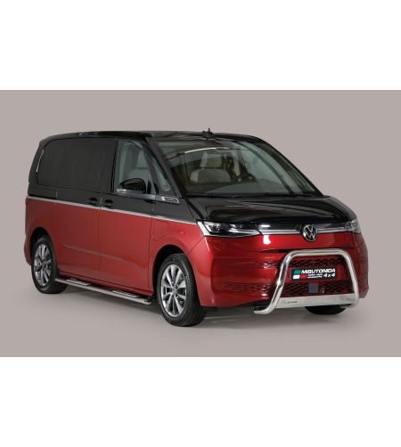 Sidebars - Misutonida - Design - Oval - Zwart mat - Set - Volkswagen - Transporter - T7 Multivan - L1 - 2022+