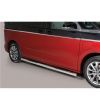 Volkswagen Transporter T7 Multivan 2022- Grand Pedana ø76 SWB - BLACK - GP/497/SWB/PL - Sidebar / Sidestep - Verstralershop