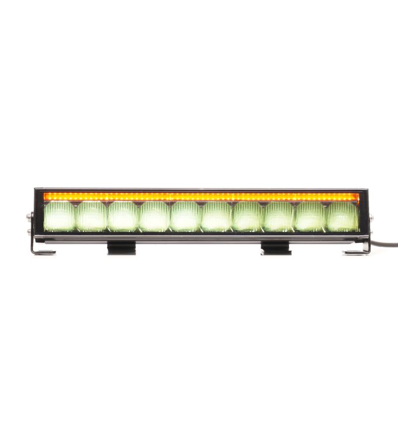 WAS W223.2 LEDbar PANTERA Dark - med blixtljus (orange) - 1585 DARK - Lights and Styling