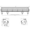 WAS W223.1 LEDbar PANTERA Super Dark - med positionsljus - 1584 S.DARK - Lights and Styling