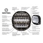 Driving light - Lazer - Sentinel 9 - Elite - 8.9" - 22.5cm - Position light White/Amber - Driving Driving light - Lazer - Sentinel 9 - Elite - 8.9" - 22.5cm - Position light White/Amber - Driving