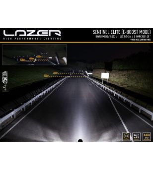 Lazer Sentinel Elite Black - med positionsljus - 0S9-ELITE-PL-SM