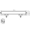 LEDSON Rex+ LED bar 20,5" white/amber position light - 33491189