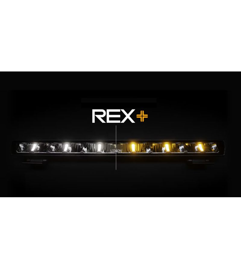 LEDSON Rex+ LED-bar 20,5" vit/bärnstensljus - 33491189