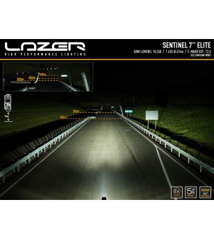 Lazer Sentinel-7" Elite Black - mit Positionslicht - 0S7-ELITE-PL-SM