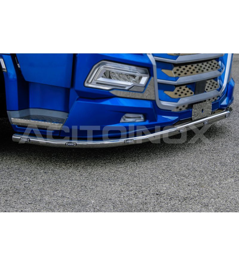 DAF XF/XG/XG+ Spoiler Bar met Nummerplaathouder - Groot - BA002DXG+ - Bullbar / Lightbar / Bumperbar - Verstralershop