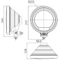 Fernscheinwerfer - SIM - 3227 - 8.8" - 22.3cm - Gelb - Positionslicht Amber - Driving Fernscheinwerfer - SIM - 3227 - 8.8" - 22.3cm - Gelb - Positionslicht Amber - Driving