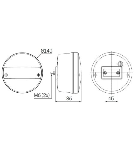 Tail light - SIM - 3111 - Tail - Brake - Ind - 12V-24V