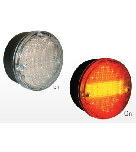 Achterlicht - SIM - 3164 - 5.5" - 14cm - Helder - LED - Dynamisch knipperlicht - Achter - Rem - Richting - 12V-24V