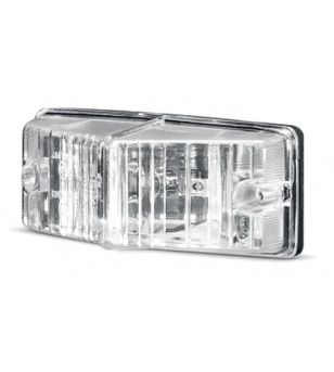 SIM 3124 Markeerlamp Dubbelbrander Blank - 3124.0000000 - Lights and Styling