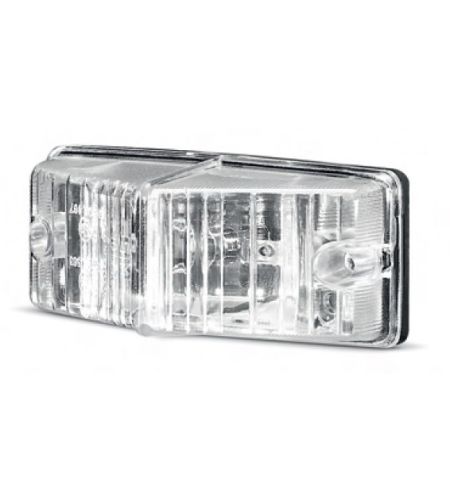 SIM 3124 Markeerlamp Dubbelbrander Blank - 3124.0000000 - Lights and Styling