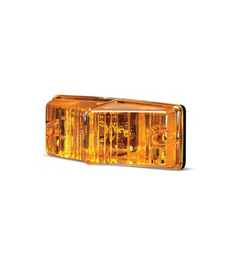 SIM 3124 Markeerlamp Dubbelbrander Amber - 3124.0000100 - Lights and Styling