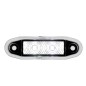 Marker Light - Boreman - 4500 - 3" - 7.7cm - Easy Fit - White - 12V-24V Marker Light - Boreman - 4500 - 3" - 7.7cm - Easy Fit - White - 12V-24V