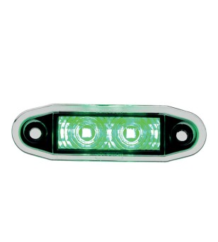 Boreman 4500 - LED Marker lamp Green - 1001-4500-G - Lights and Styling