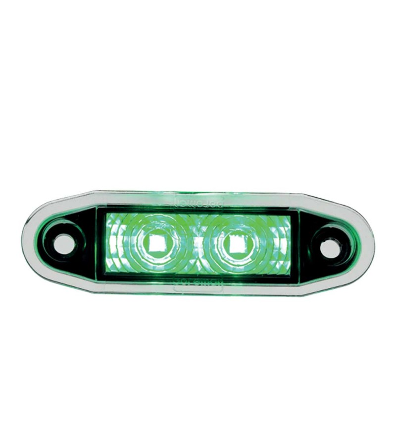 Boreman 4500 - LED Marker lamp Green - 1001-4500-G - Lights and Styling