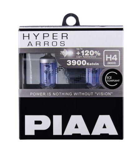 Halogeenlamp - PIAA - Hyper Arros - H4 - 12V - Set
