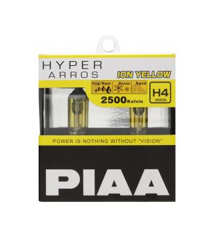 PIAA H4 Hyper Arros halogeen bulb set Geel - HE-990Y - Lights and Styling