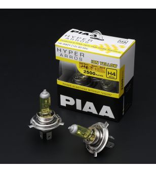 PIAA H4 Hyper Arros halogeen bulb set Geel - HE-990Y - Lights and Styling