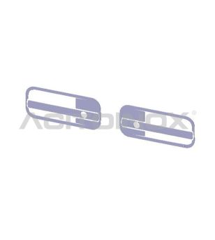 DAF XF 106 Chrom-Edelstahlabdeckungen für Türgriffe - 011DXF106 - RVS / Chrome accessoires - Verstralershop