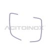 DAF XF 106 Chrom-Edelstahlrand für Lufteinlass - 008DXF106 - RVS / Chrome accessoires - Verstralershop